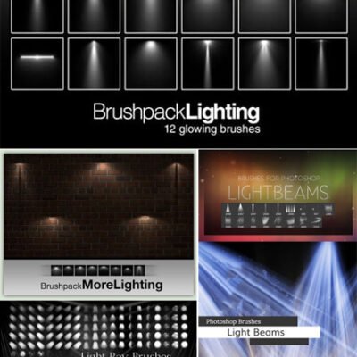 Lighting Brushes Collection For Ps