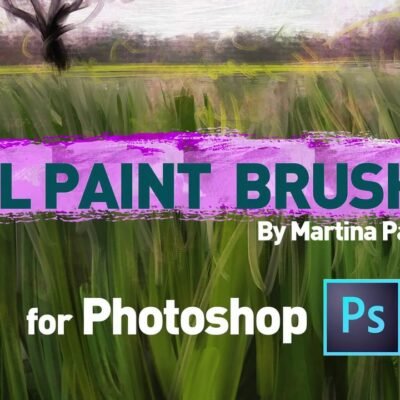 Oil Paint Photoshop Brushes Pack