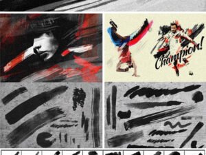 The Strokes 50 Various Stroke Brushes