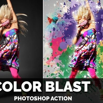 CreativeMarket Color Blast Photoshop Action