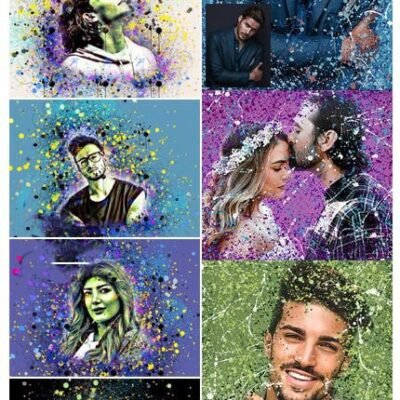 Dream Art And Color Splash Photoshop Action