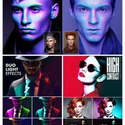 Duo Lighting And Hologram Effect