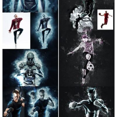 Explode And Momentum Photoshop Action