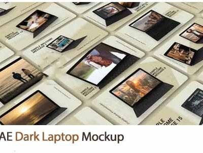 Dark Laptop Mockup