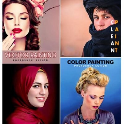 GraphicRiver 4 Photoshop Actions Bundle