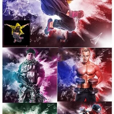 GraphicRiver Breakage Photoshop Action