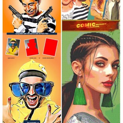 GraphicRiver Cartoono And Comic Cartoon Photoshop Action