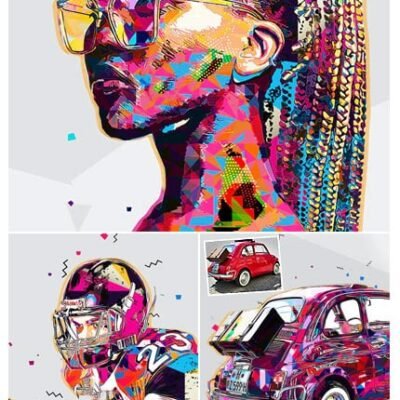 GraphicRiver Pop Art Photoshop Action 02