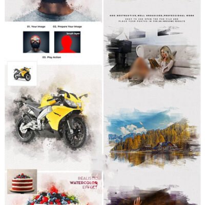 GraphicRiver Watercolor Painting Photoshop Action