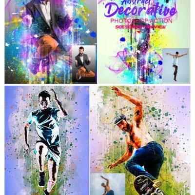 GraphicRiver Watercolor Sketch And Abstract Painting Ps Action
