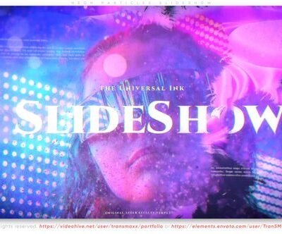 Neon Particles Slideshow