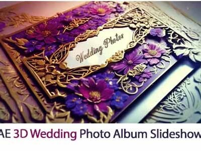 3D Wedding Photo Album Slideshow