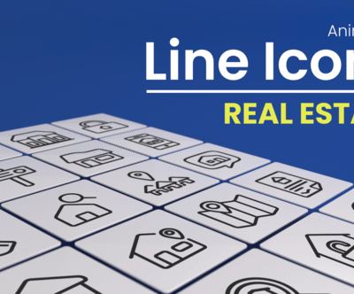 50 Animated Real Estate Line Icons