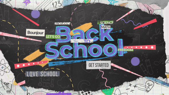 Back To School Intro Opener Back To School Intro Opener