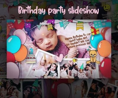 Birthday Party Slideshow 4K