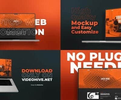 Fast Web Promo Laptop Mockup