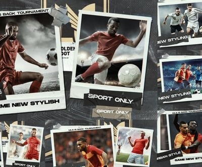 Sport Opener Football Collage