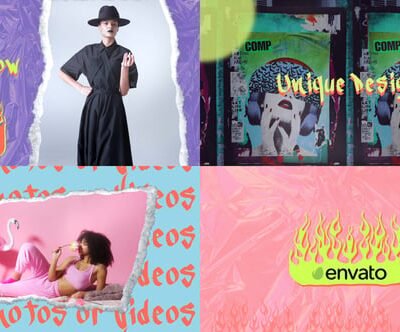 Torn Slideshow For After Effects