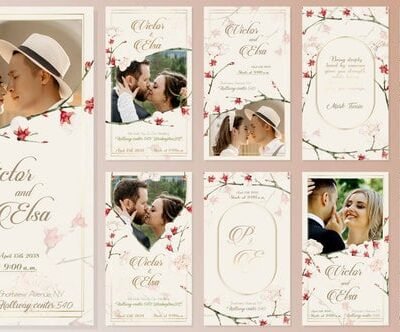 Wedding Invitation Instagram Stories