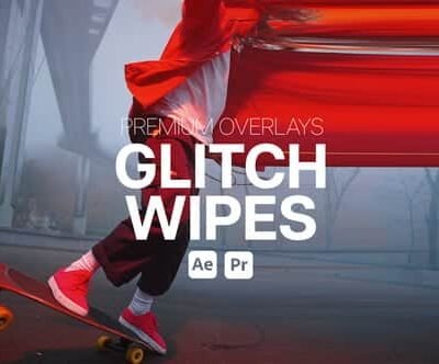 Premium Overlays Glitch Wipes