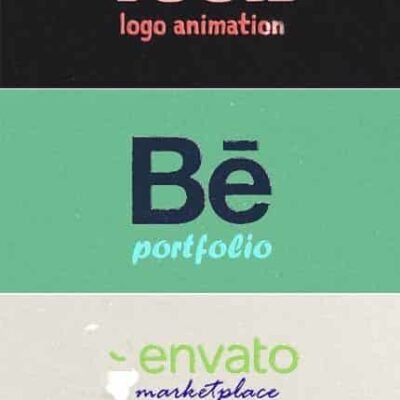 Textured Liquid Cartoon Logo