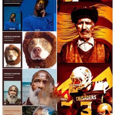 2 Painting And Old Propaganda Action