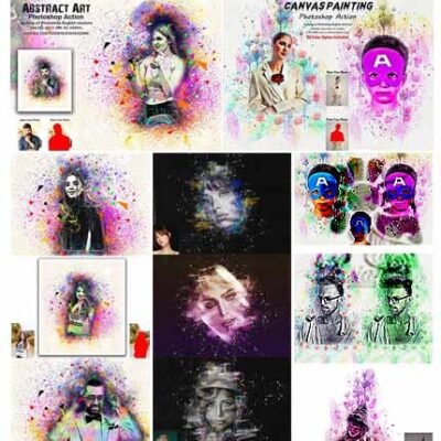 3 Abstract Painting Photoshop Action