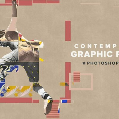 CreativeMarket Contemporary Graphic Poster Action