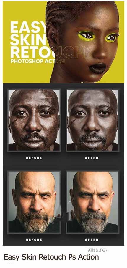 CreativeMarket Easy Skin Retouch Ps Action CreativeMarket Easy Skin Retouch Ps Action