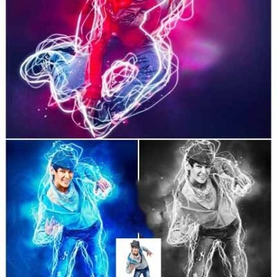 GraphicRiver Electric Energy Photoshop Action