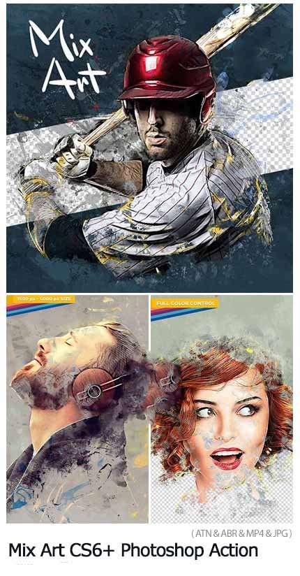 GraphicRiver Mix Art Photoshop Action GraphicRiver Mix Art Photoshop Action