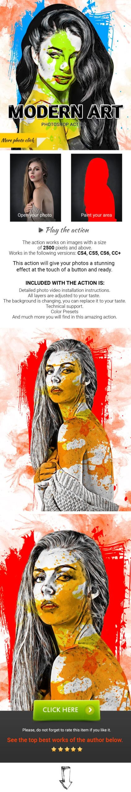 GraphicRiver Modern Art Photoshop Action1 GraphicRiver Modern Art Photoshop Action