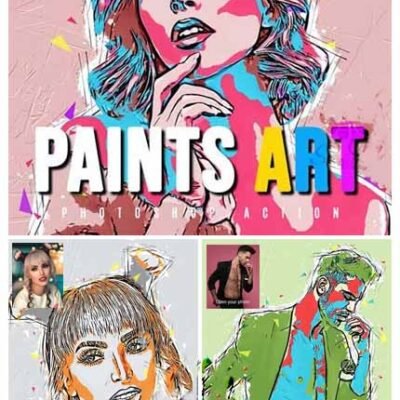 GraphicRiver Paints Art Photoshop Action
