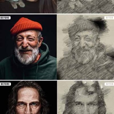 GraphicRiver Pencil Sketch Photoshop Action