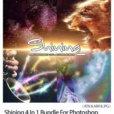 GraphicRiver Shining 4 In 1 Bundle For Adobe Photoshop