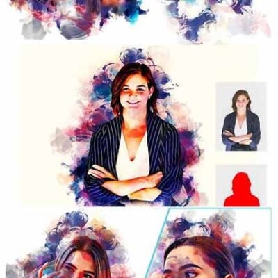 CreativeMarket Artist Watercolor Photoshop Action