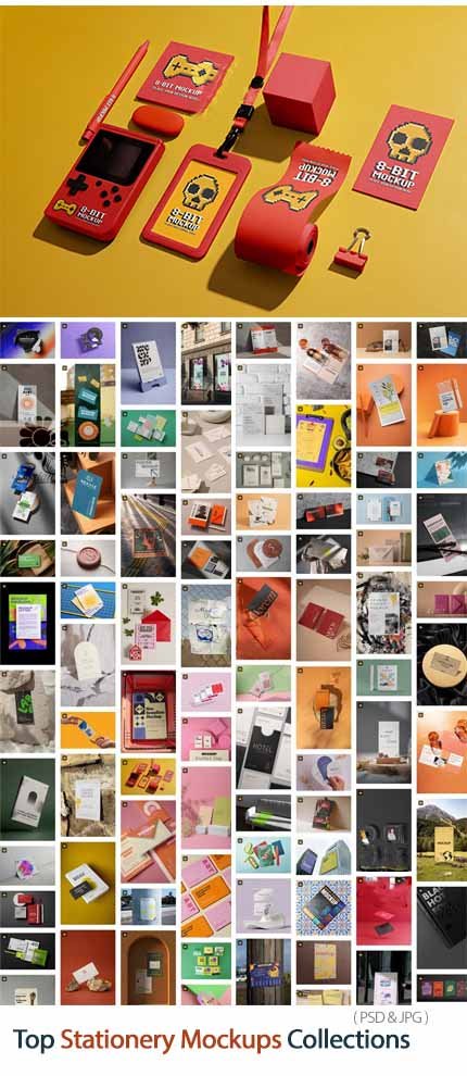 100 Top Stationery Mockups Collections 100 Top Stationery Mockups Collections