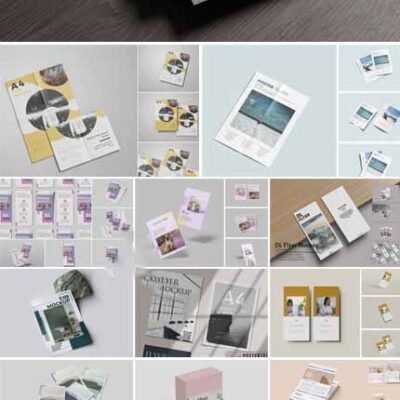 15 A4 Flyer Mockup Collections