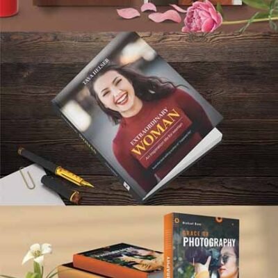 3 Book Covers PSD Mockups Templates