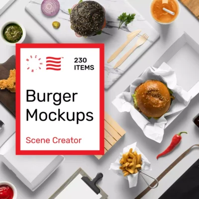 CM Burger Mockups