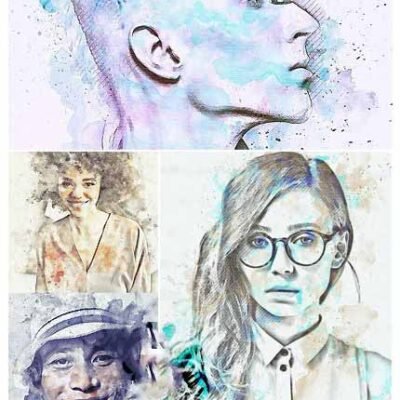 Watercolor Photoshop Action