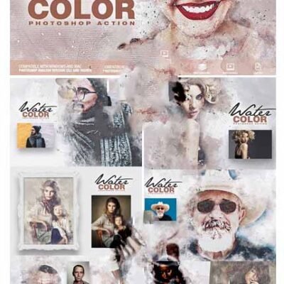 Watercolor Photoshop Action