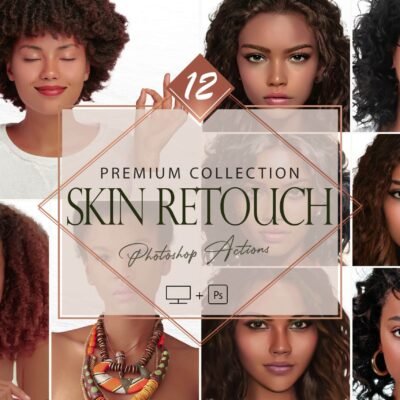 12 Skin Retouch Photoshop Actions