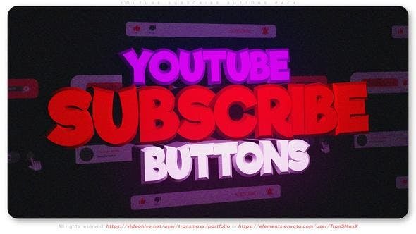 2 Youtube Subscribe Buttons Pack 2 Youtube Subscribe Buttons Pack