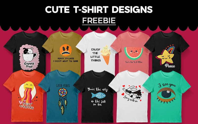 20 Cute T-Shirt Designs Bundle 20 Cute T-Shirt Designs Bundle