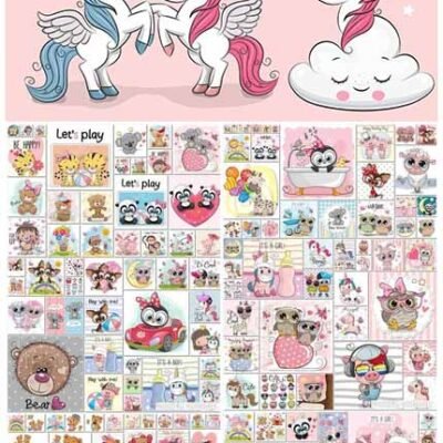 200 Bundle Funny Animals In Vector Vol 2