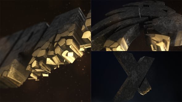 3D Fragments Logo Reveal 3D Fragments Logo Reveal