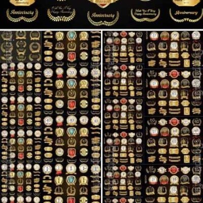 40 Vector Badges And Labels Set