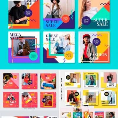 8 Social Media Sales Posts And Banners