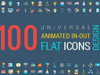 Animated Flat Icons And Concepts Pack